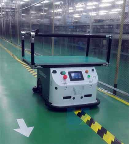 AGV roller shifting vehicle transport robot _agv drum transfer vehicle manufacturer