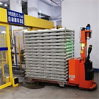 Laser forklift AGV